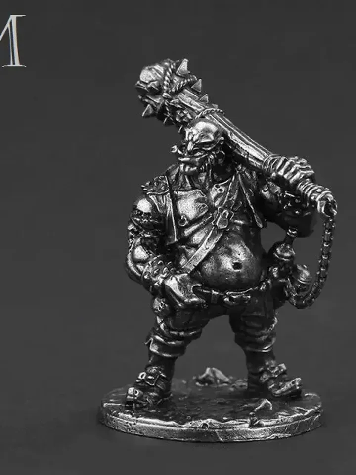 Cannibal Demon monsters, copper miniatures, tabletop wargaming fantasy miniature figures.