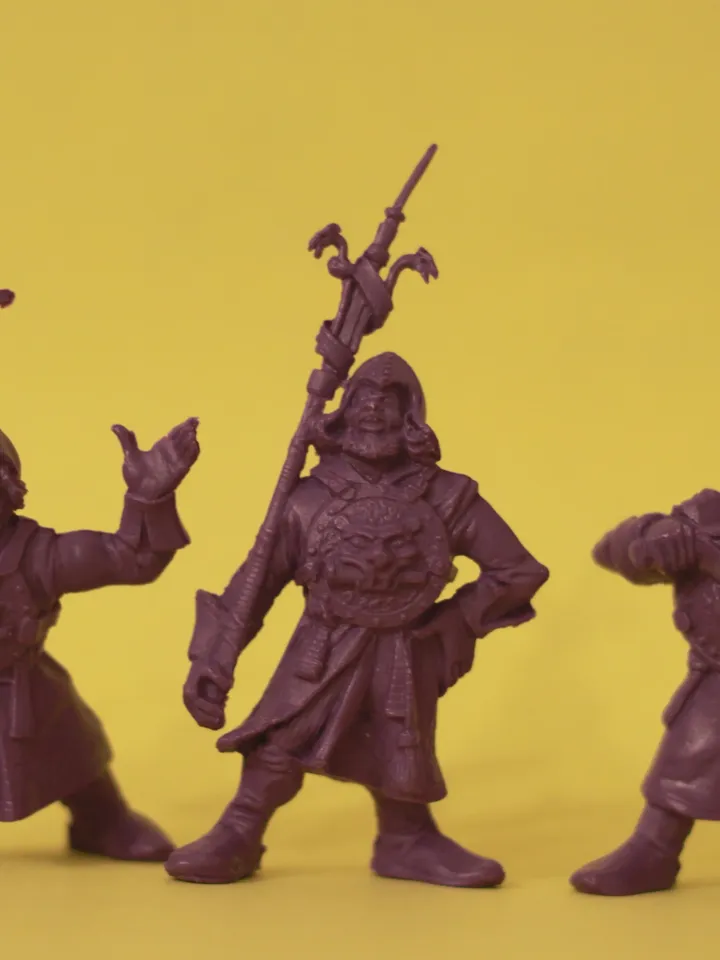 Russian archer, gunners, Miniatures 54mm scale, Infantry Unit, Tabletop Wargaming feudal miniature figures, russian medieval warriors, toy soldiers