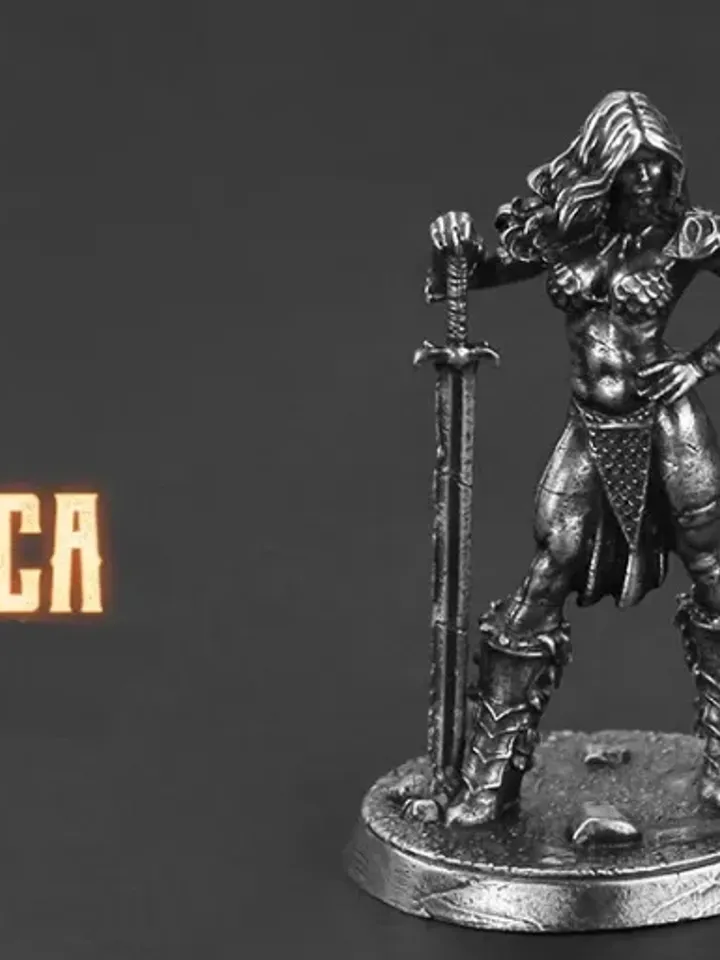 Viking, Scandinavian warrior, Copper Miniatures 36mm scale, Tabletop Wargaming miniature figures.