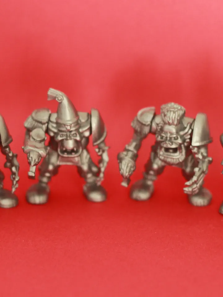 goblins mutants, Miniatures 54mm scale, Tabletop Wargaming miniature figures, toy soldiers