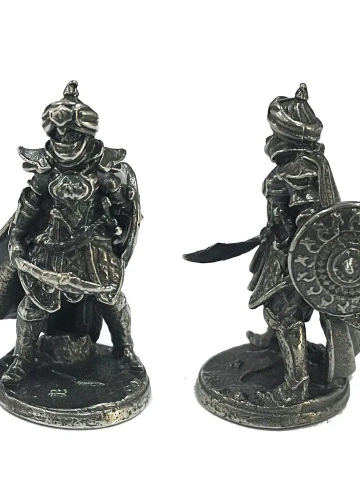 Arab warriors (muslim warriors during the Crusades), Miniatures 36mm scale, Tabletop Wargaming miniature figures, saracens, mamluks