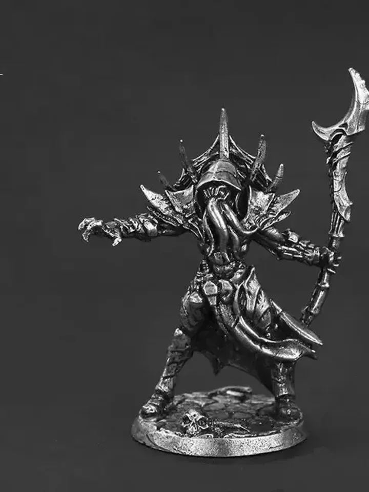Cannibal Demon monsters, copper miniatures, tabletop wargaming fantasy miniature figures.