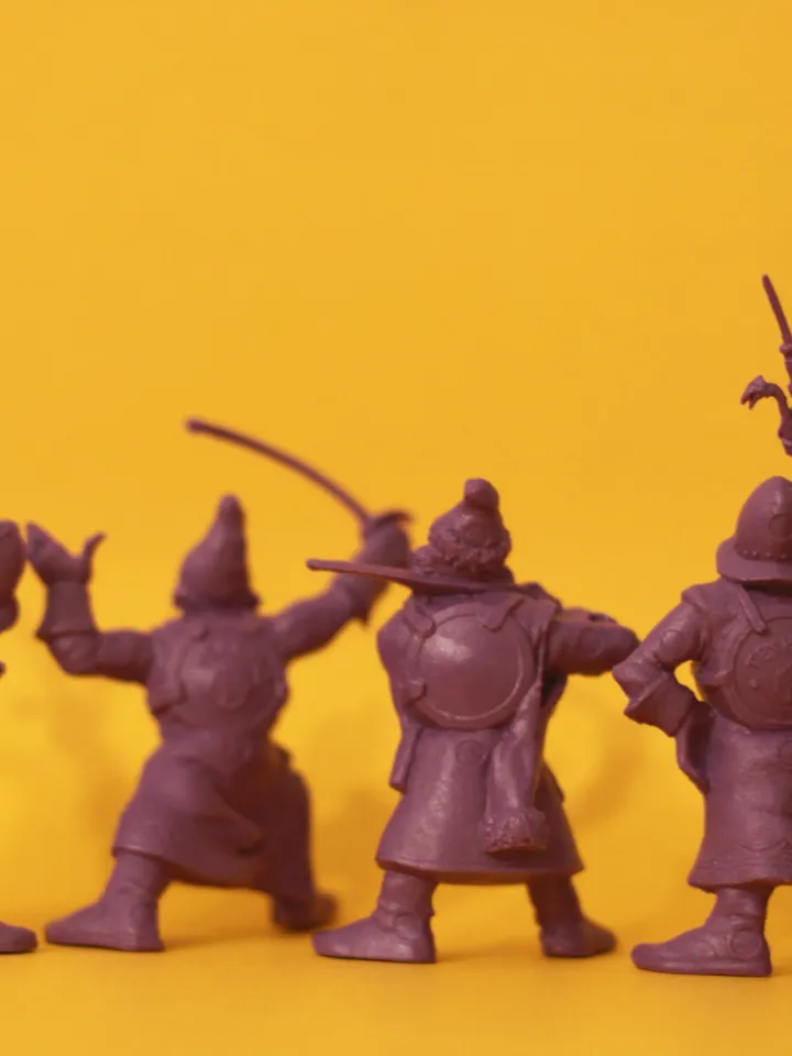 Russian archer, gunners, Miniatures 54mm scale, Infantry Unit, Tabletop Wargaming feudal miniature figures, russian medieval warriors, toy soldiers