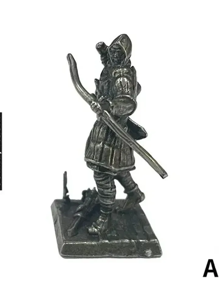Assassin, medieval Arab warrior, copper figurine soldier model Miniatures 36mm scale, Tabletop Wargaming miniature figure