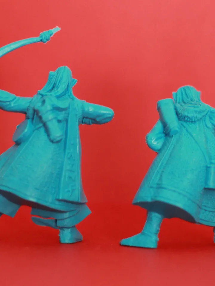 Silvan Elves, miniatures 54mm scale, tabletop wargaming miniature figures, fantasy, elven archers, toy soldiers