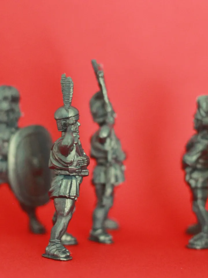 Roman legionnaires, Miniatures 54mm scale, Infantry Unit, Tabletop Wargaming miniature figures, ancient roman warriors, toy soldiers