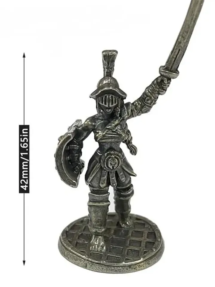 Gladiator, myrmillones-spatharii, copper miniature 36mm scale, Tabletop Wargaming miniature figure