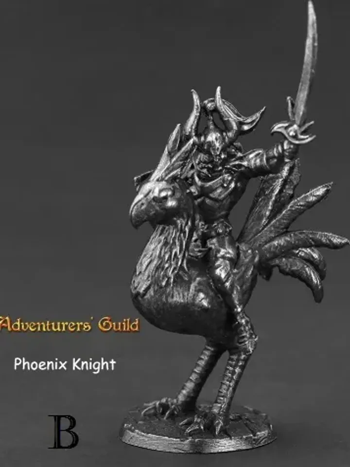 "Adventurer Guild" warriors, copper miniatures 36mm scale, Tabletop Wargaming fantasy miniature figures.