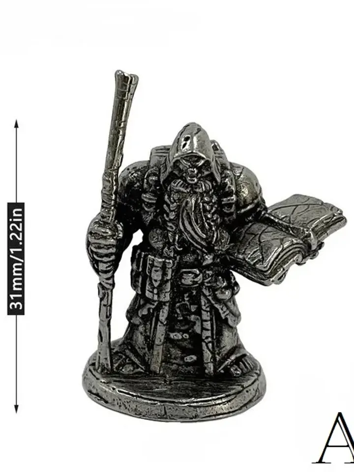 Wraith warriors, copper miniatures 36mm scale, Tabletop Wargaming fantasy miniature figures.