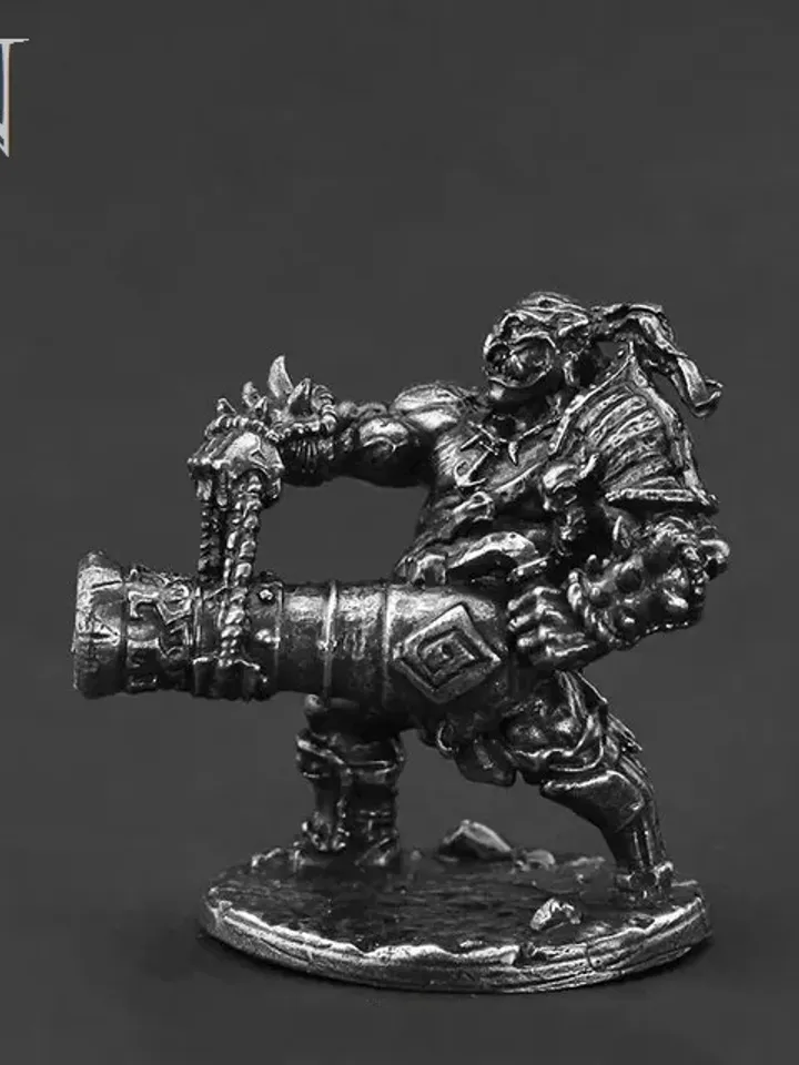 Cannibal Demon monsters, copper miniatures, tabletop wargaming fantasy miniature figures.