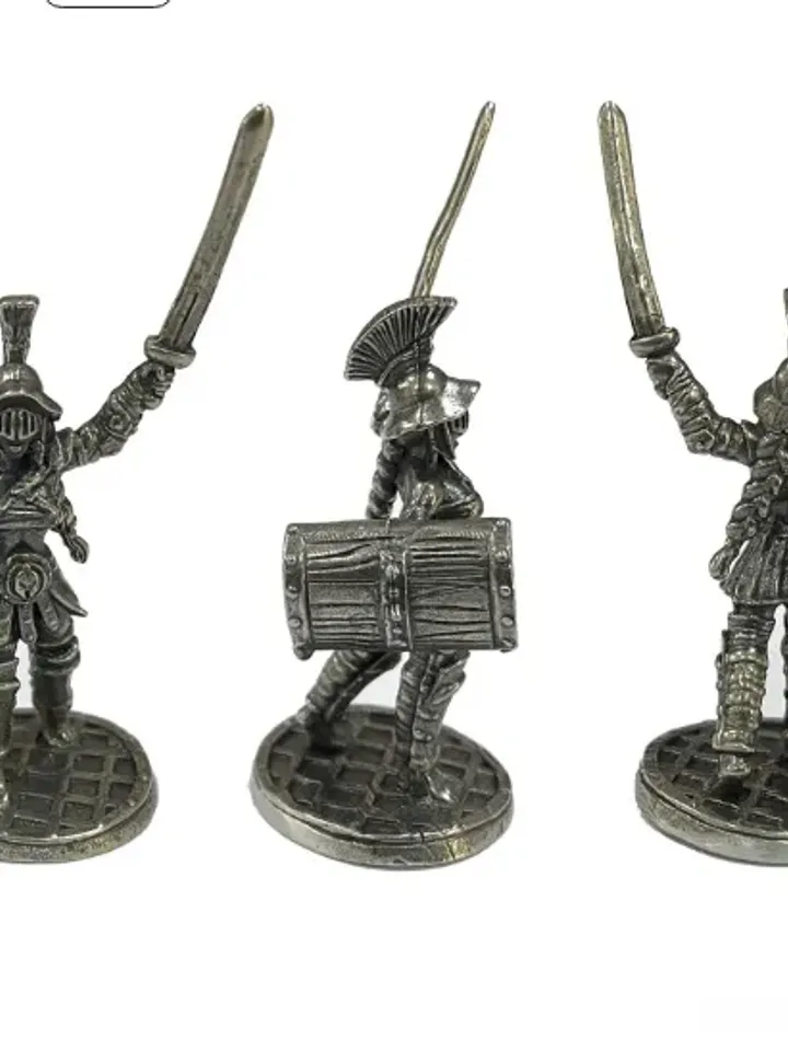 Gladiator, myrmillones-spatharii, copper miniature 36mm scale, Tabletop Wargaming miniature figure