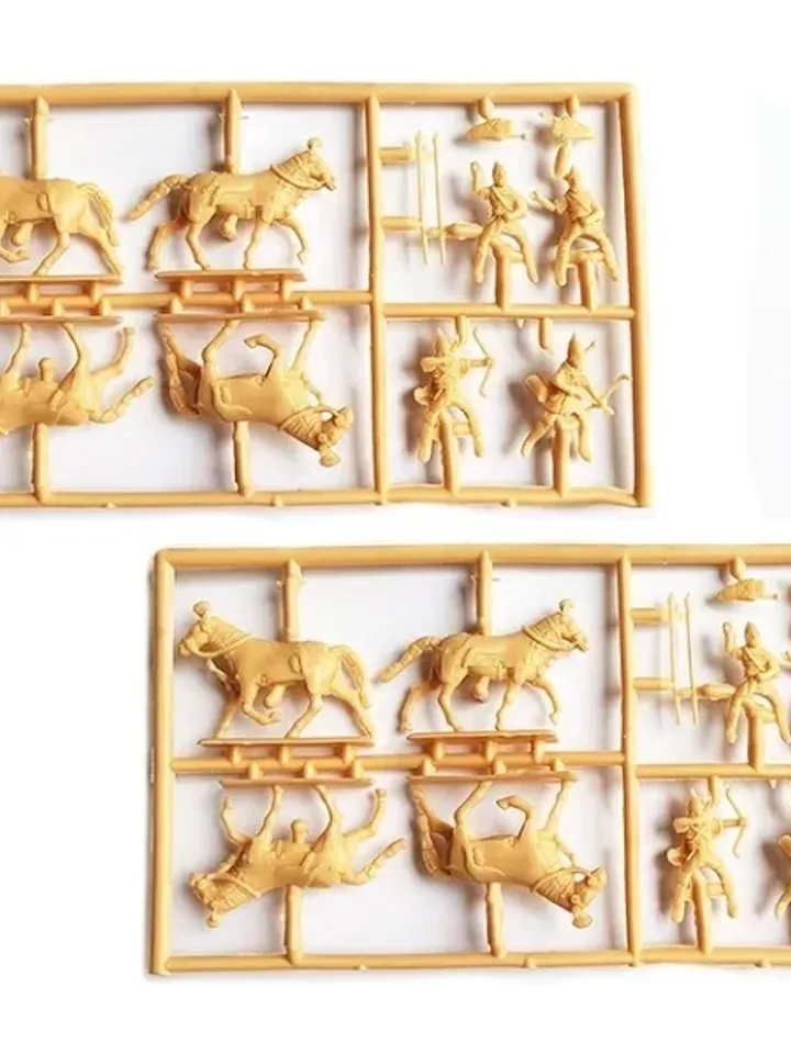Assyrian warriors, miniatures 1/72 (25mm) scale, tabletop wargaming miniature figures, toy soldiers