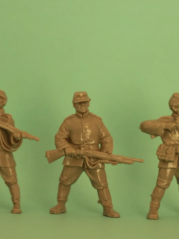 Russian soldiers, Miniatures 54mm scale, Infantry Unit, Tabletop Wargaming miniature figures, toy soldiers