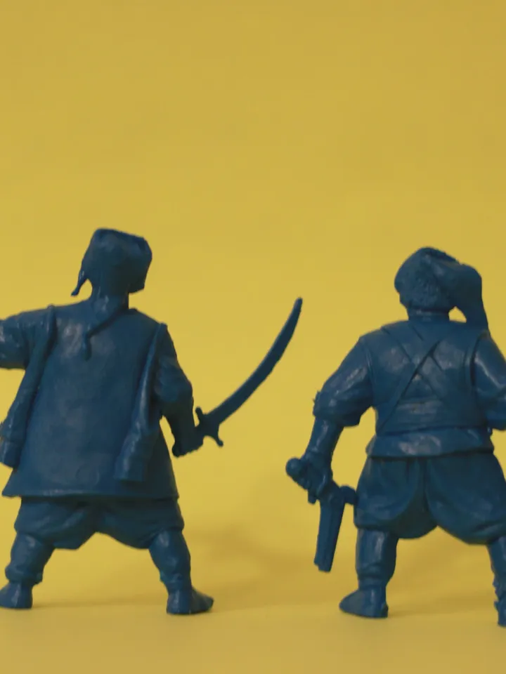 zaporozhye cossacks, Miniatures 54mm scale, ukrainian cossacks, Tabletop Wargaming miniature figures, medieval cossacks warriors, toy soldiers