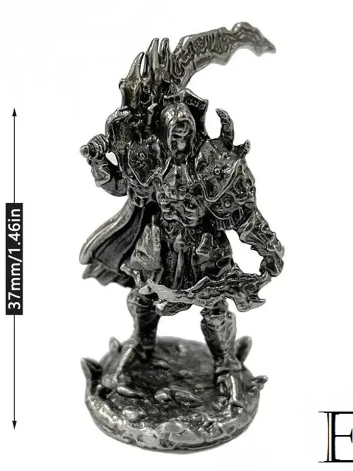 Wraith warriors, copper miniatures 36mm scale, Tabletop Wargaming fantasy miniature figures.