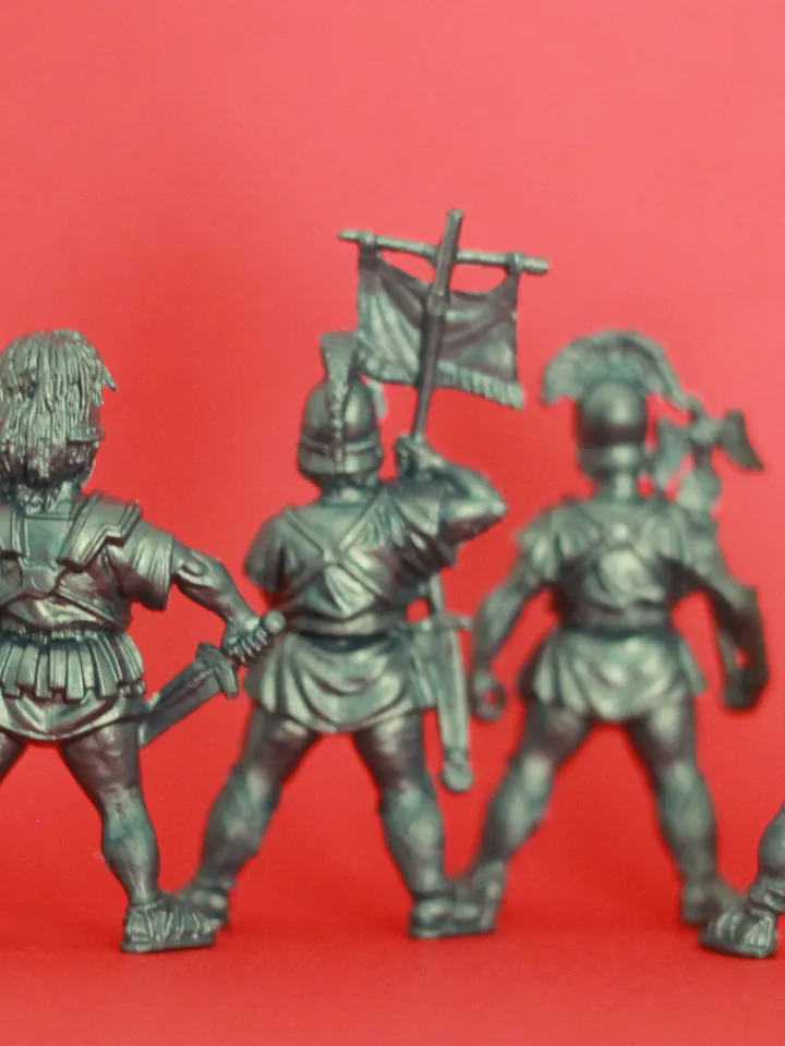 Roman legionnaires, Miniatures 54mm scale, Infantry Unit, Tabletop Wargaming miniature figures, ancient roman warriors, toy soldiers