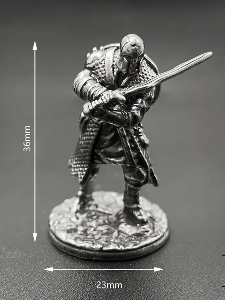 medieval christian european warriors, Copper Miniatures 36mm scale, Tabletop Wargaming feudal miniature figures.