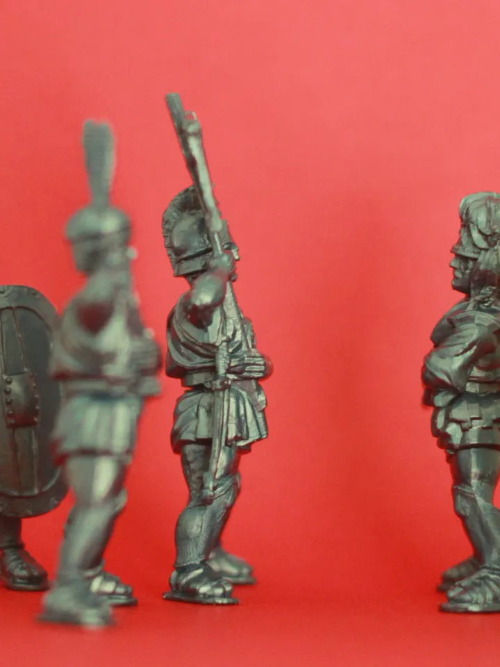 Roman legionnaires, Miniatures 54mm scale, Infantry Unit, Tabletop Wargaming miniature figures, ancient roman warriors, toy soldiers