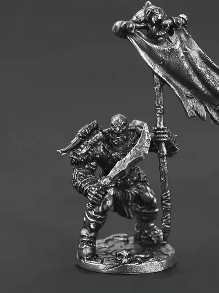 Cannibal Demon monsters, copper miniatures, tabletop wargaming fantasy miniature figures.