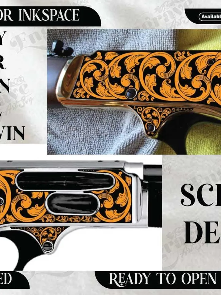 HENRY GOLDEN BOY Scroll Design,lasercut,laserengraving,fiberlaser,engravingfiles