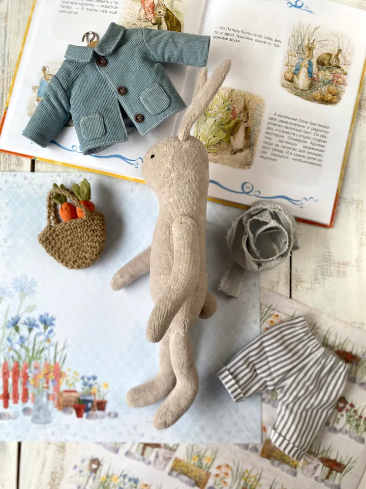 PDF pattern Peter Rabbit with clothes