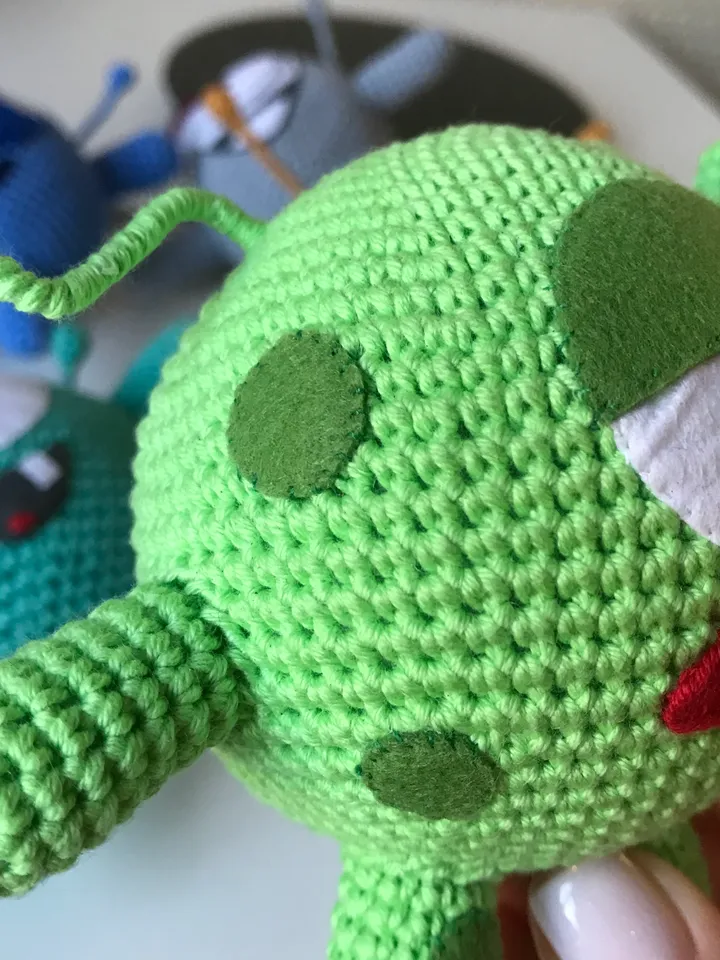Crochet pattern Brothers Martians