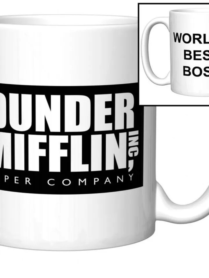 World's Best Boss Coffee Mug, The Office Dunder Mifflin