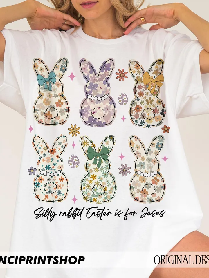 3 files, Coquette Easter Bunny Floral png, Easter Bunny png, Easter Christian png, Retro Easter png, Christian png, Bunny png, Spring Floral