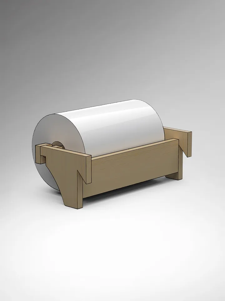 Paper towel Rack Plans (PDF) for Workshop – DIY French Cleat Storage System