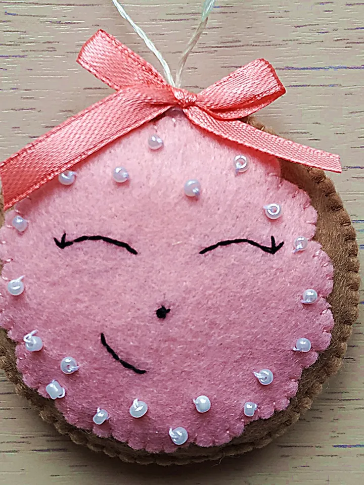 Christmas ornament, felt cookie, Christmas gift, felt Christmas ornaments, felt toys, Christmas decor, Christmas tree decoration, felt cookie ornament