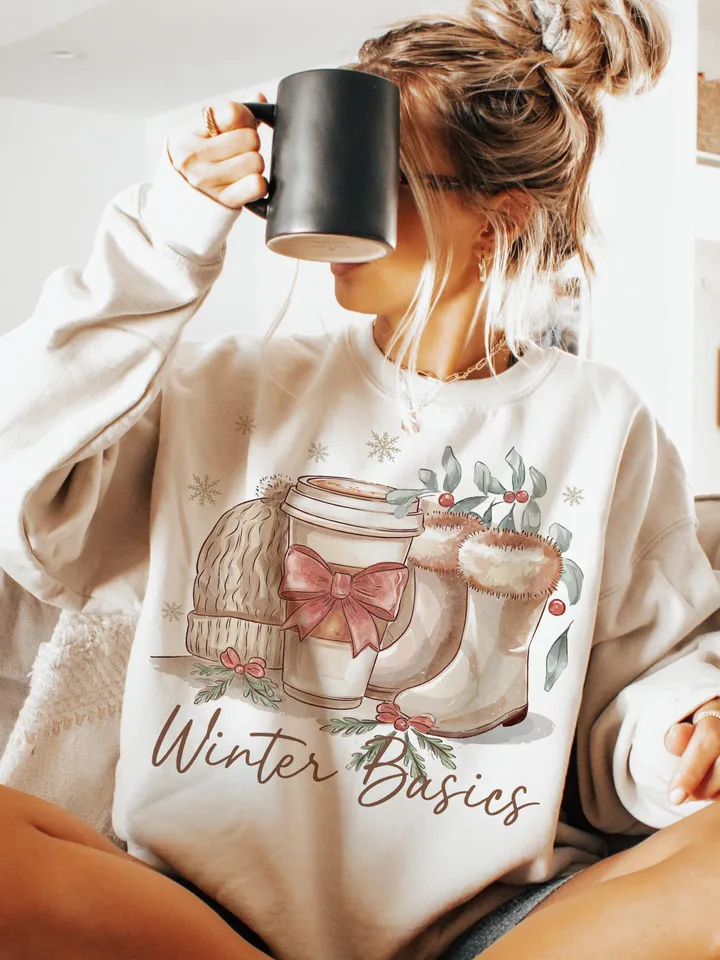 Coquette Winter Basics Png, Retro Snowman Hot Cocoa ng, Christmas Coquette Bow PNG, Winter Shirt Png, Christmas Girly Png, Cozy Winter Png