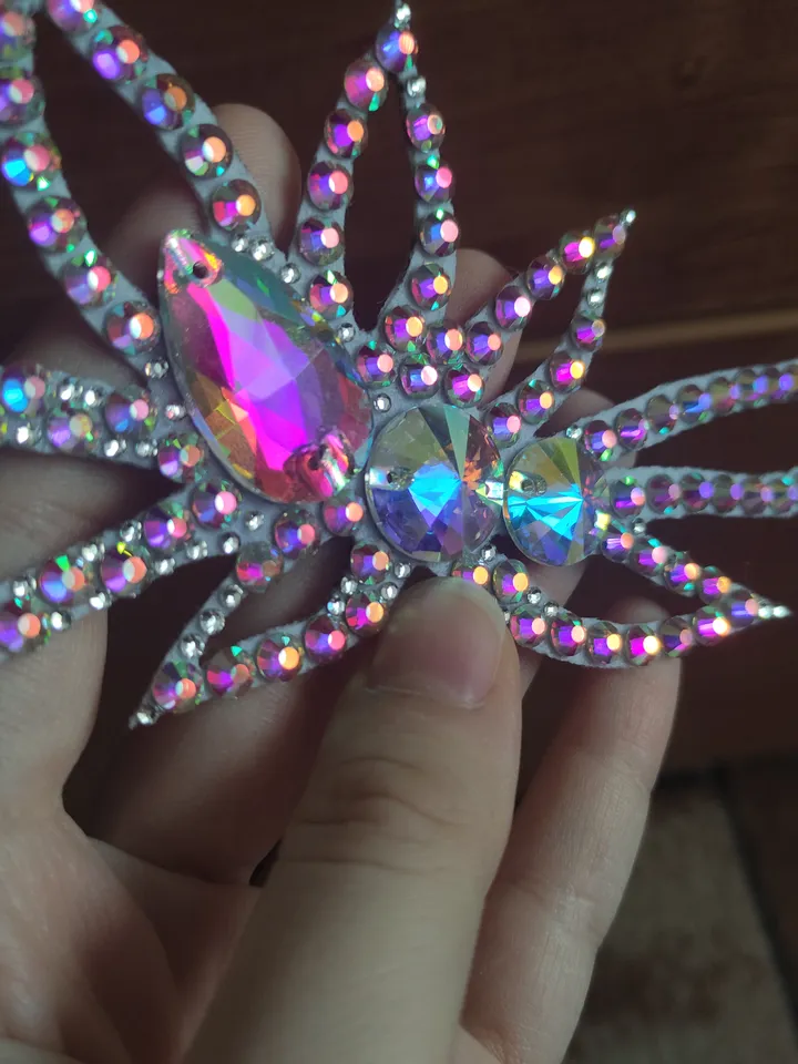bun crown for rhythmic gymnastics