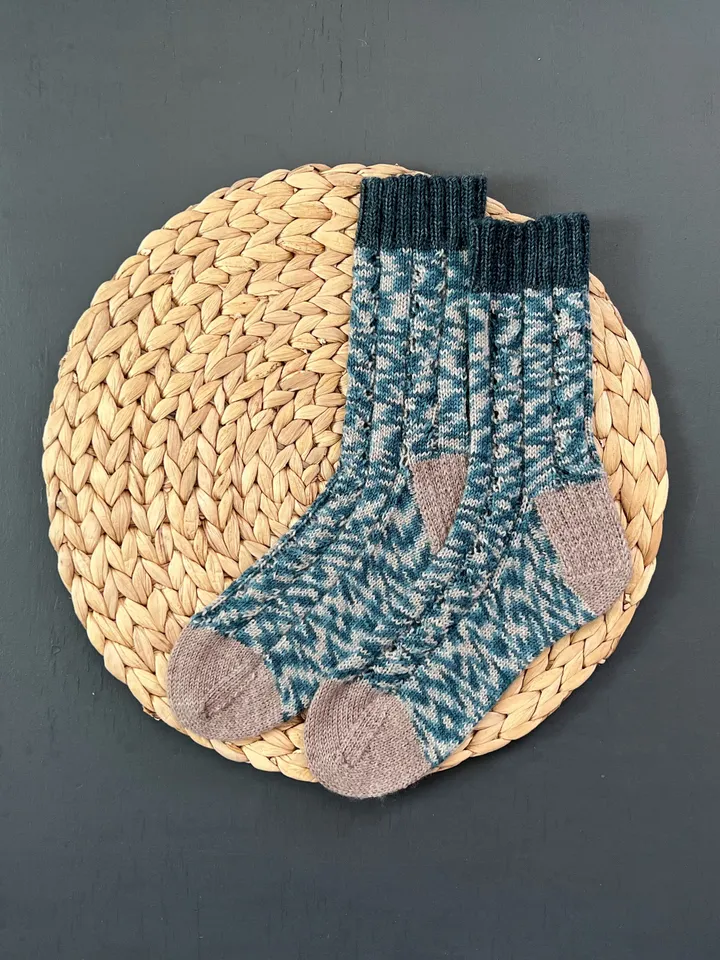 Handmade womens socks | Warm knitted accessory