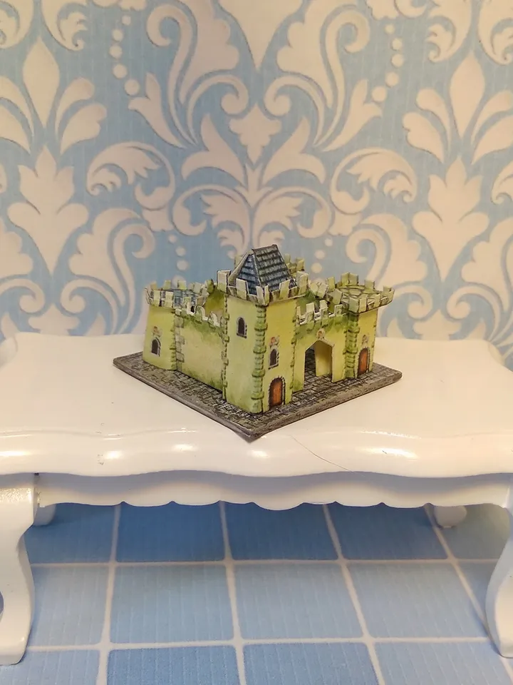 Fortress for a dollhouse.1:12 scale.