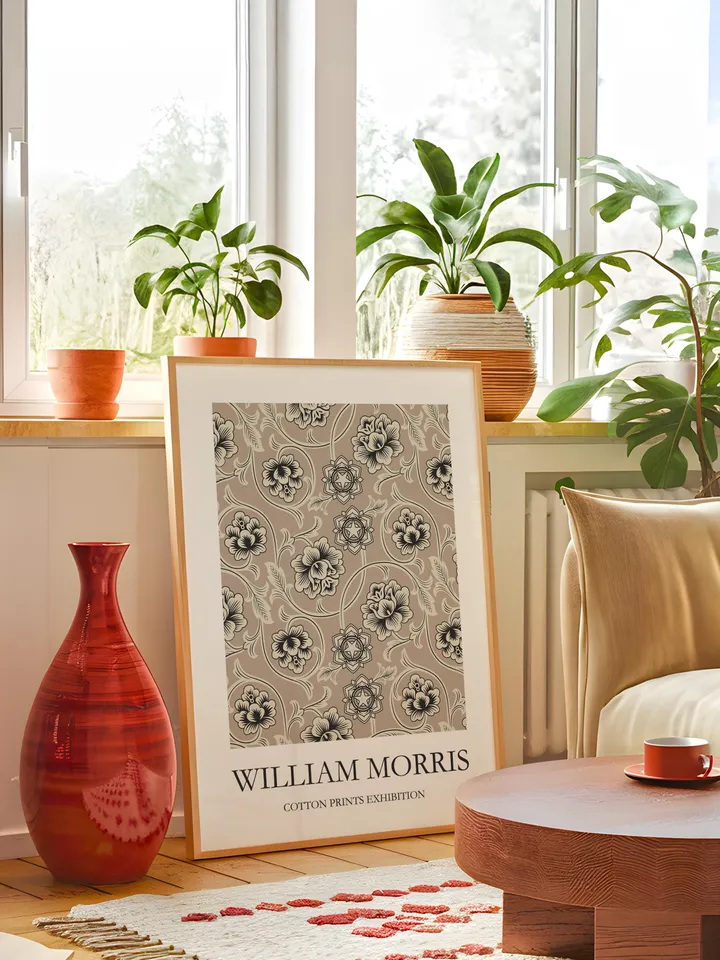 William Morris Wall Art Print Vintage Textile Poster Museum Inspired Design Home Decor Interior Pattern Digital Download Gift Classic Art