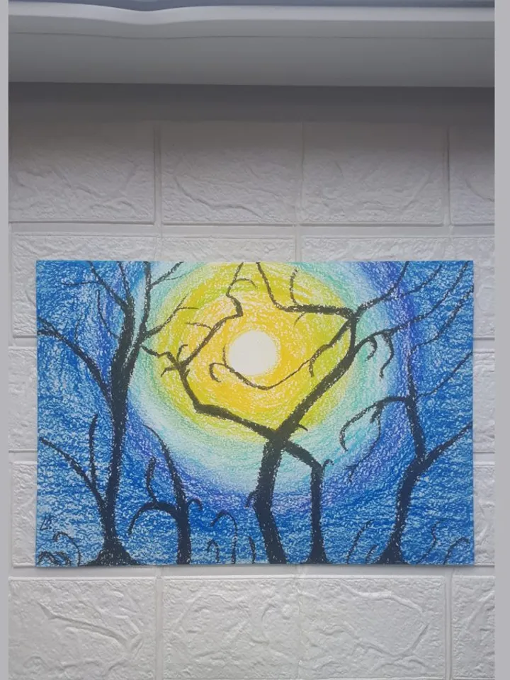 Serenity of the Moon Night, Drawing