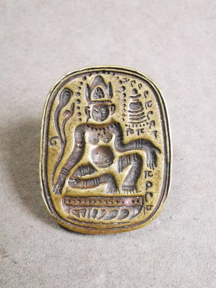 Gandhanra Tibetan Buddha Statue Tsa Tsa Mold,Old Style Lotus Hand Avalokiteshvara,Tsha Tsha Mould For Making Clay Statue