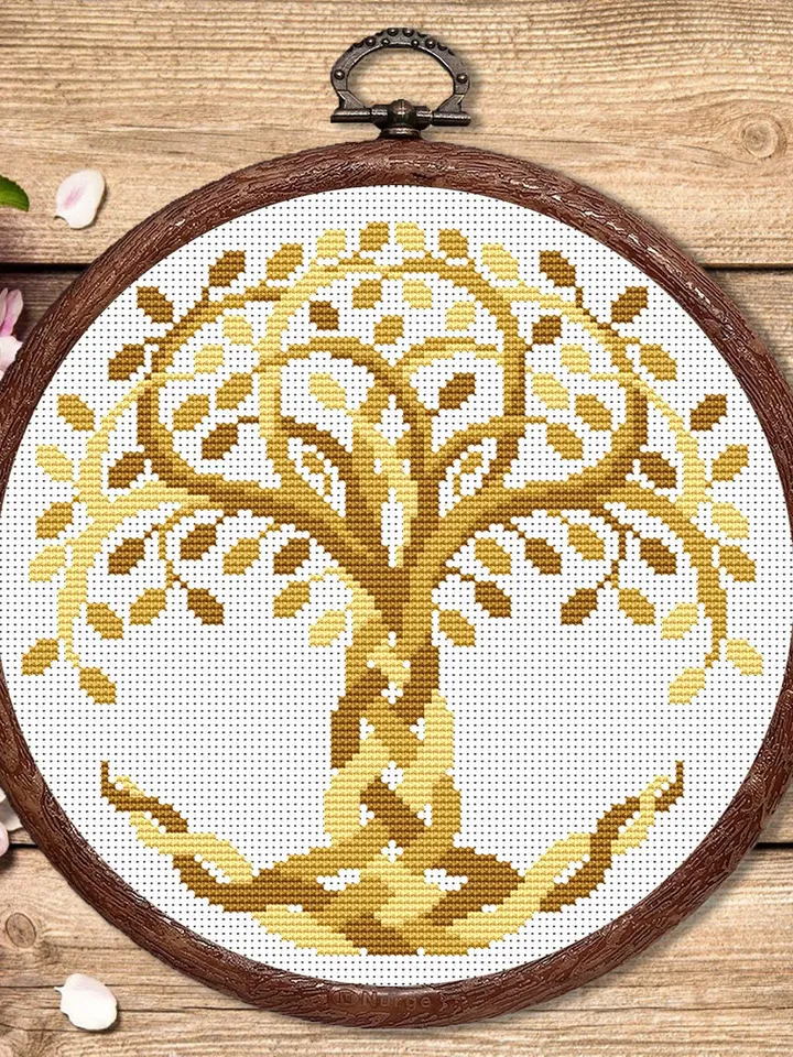 Tree of Life Cross Stitch Pattern, Yggdrasil Cross Stitch Pattern, Folklore Cross Stitch Pattern, Tree of Life Patterns #oth010