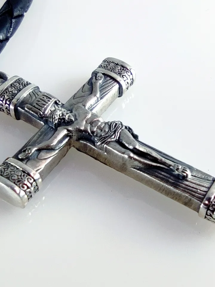Beautiful cross with a crucifix