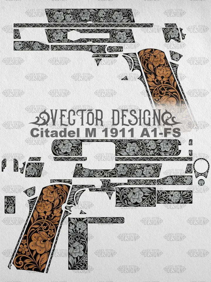 VECTOR DESIGN Citadel M 1911 A1-FS Khokhloma