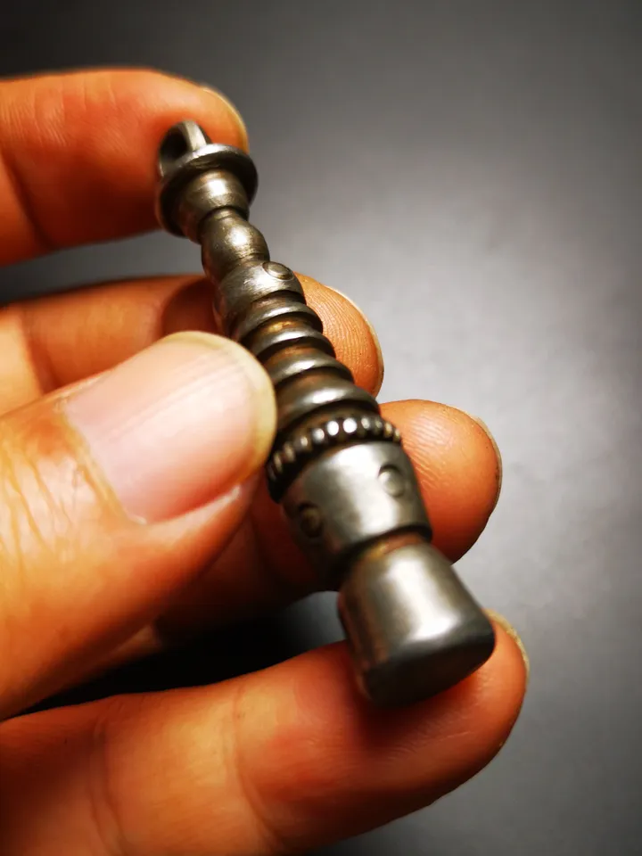 Gandhanra Handmade Tibetan Buddhist Ritual,Stupa,Pagoda,Buddhist Tower Amulet Pendant,Made of Cold Iron