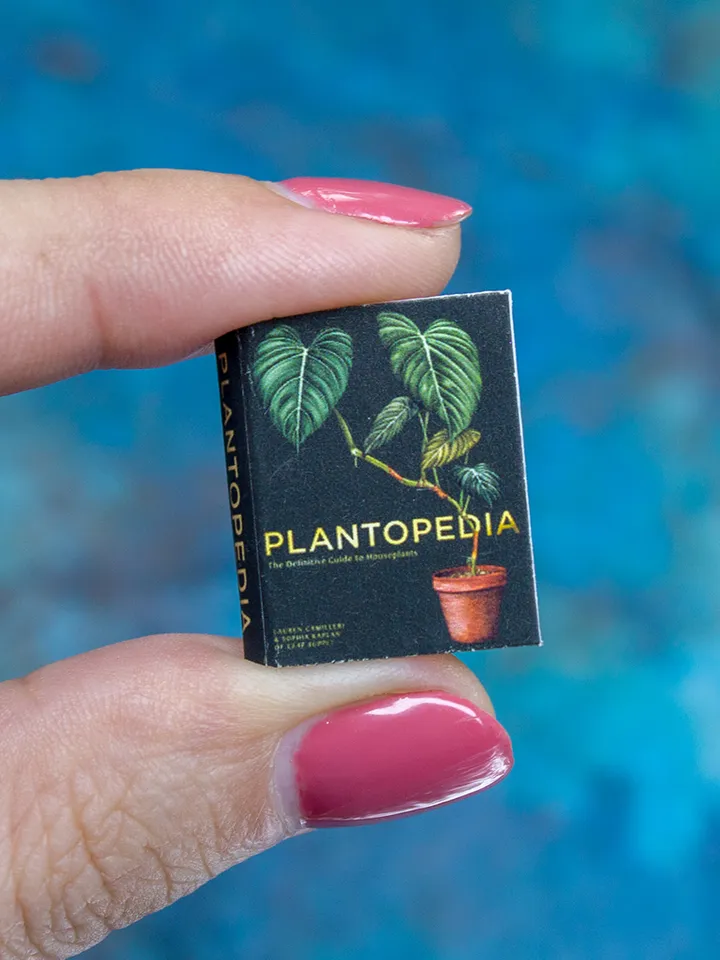 TEMPLATE Miniature book about plant