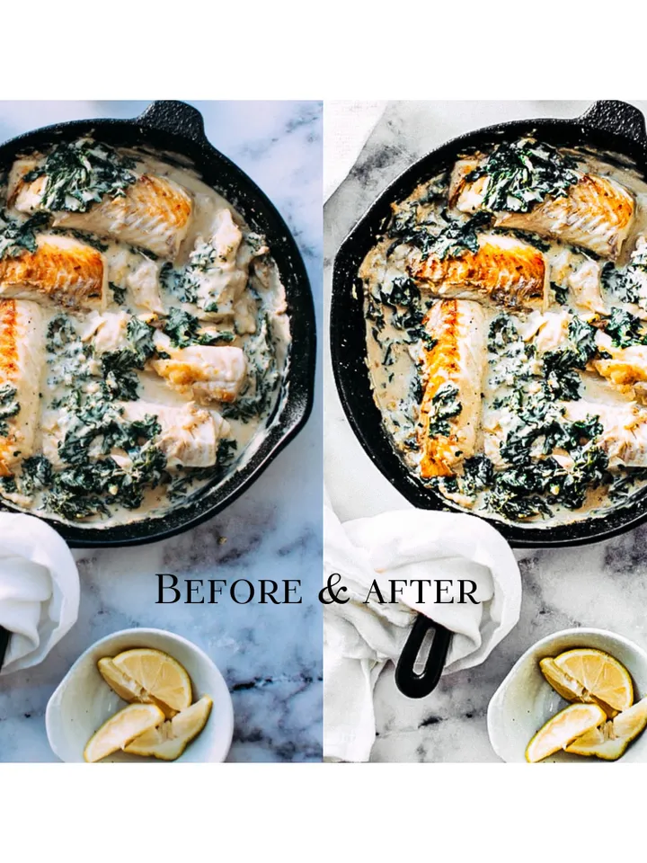Mobile Lightroom Presets, Lightroom presets for food, Aesthetic presets, Photo filters for food, for food blogger, Cook