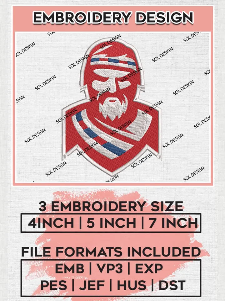 NCAA Radford Highlanders Team Mascot Logo Machine Embroidery Design, NCAA Radford Highlanders Team Design Design files, NCAA Team Embroidery Designs, NCAA Machine Embroidery Designs, Digital Download