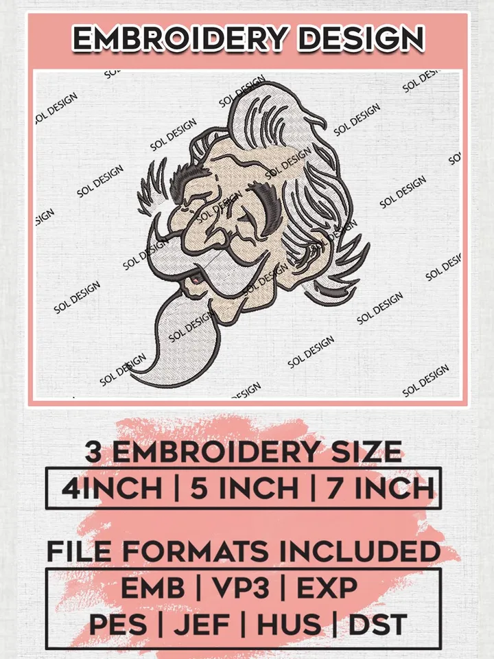 NCAA Eastern Kentucky Colonels Team Head Logo Embroidery Design Files, NCAA Eastern Kentucky Colonels Machine Embroidery, NCAA Teams, 3 sizes, NCAA Machine embroidery designs, Digital Download