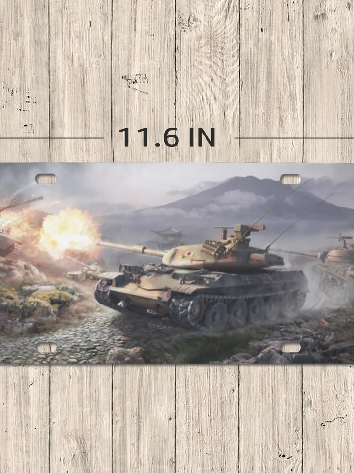 World of Tanks License Plate