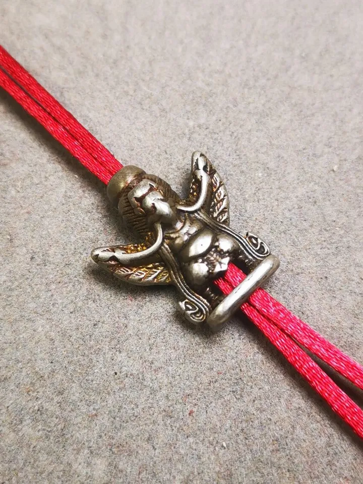 Gandhanra Handmade Tibetan Amulet,Garuda Pendant for Mala,Bag Hanging,Prayer Bead Accessories,0.7" × 0.6"