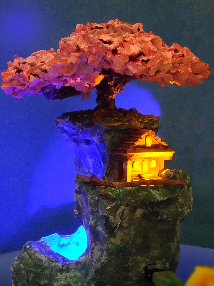 Nightlight "Cherry Blossom" Fantasy lamp Wall light