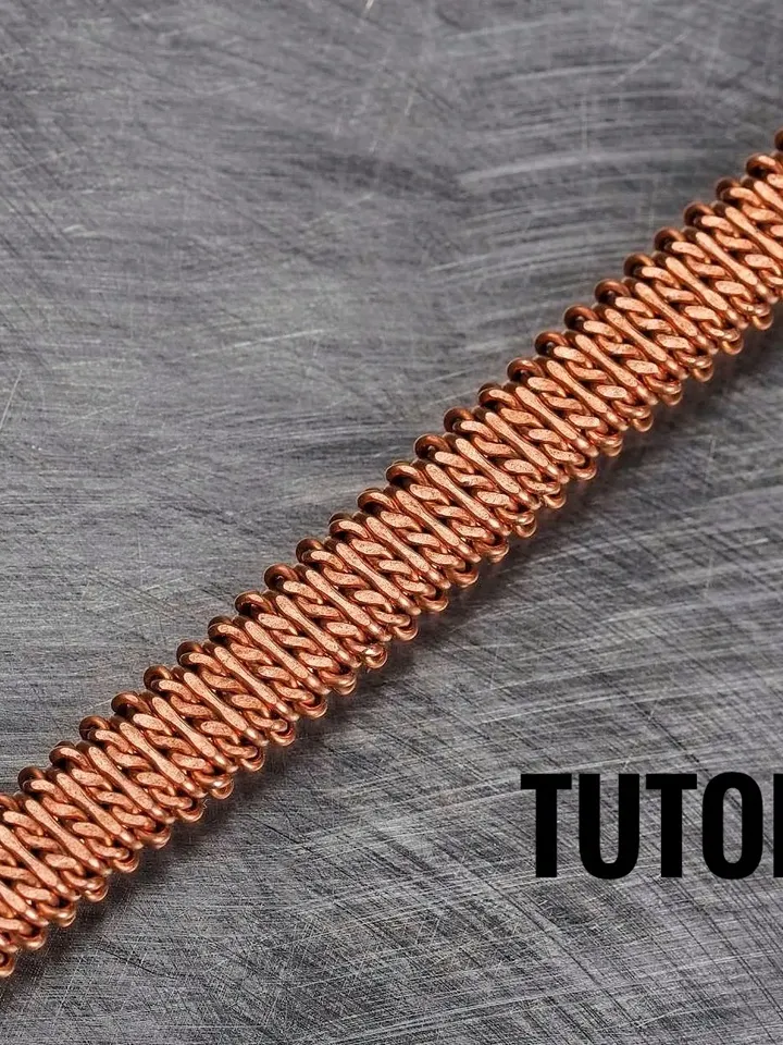 PDF Tutorial Step by step wire wrapping lesson Wire weave pattern DIY Unique guide jewelry making for beginner Digital instant download Copper jewelry instructions by WireWrapArt