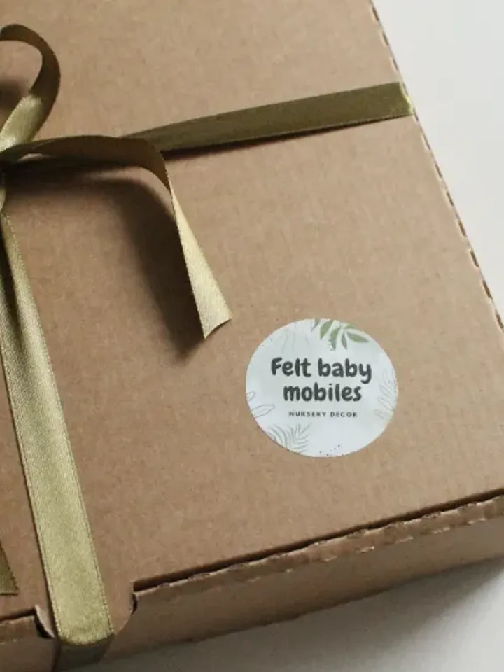 Felt fox mobile nursery
